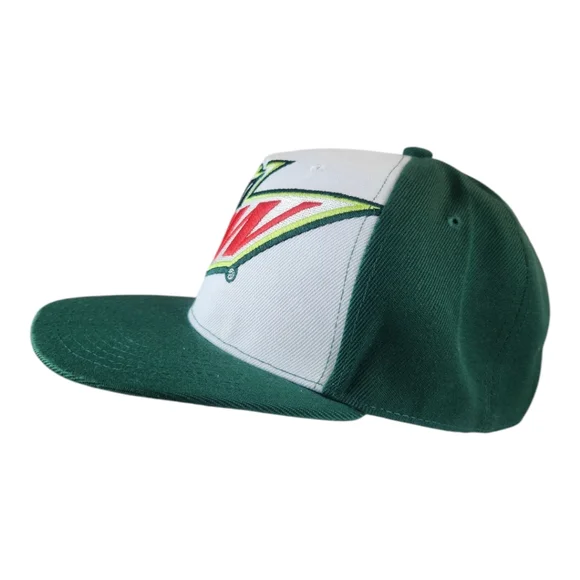 Mountain Dew Embroidered Snap Back Hat Cap 2017 New Pugs OSFM Flat Bill - Picture 3 of 11